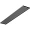 Ekena Millwork 3"W x 18"D Logan Hidden Support Steel Bracket w/ 14" Support Depth, Hammered Gray BKTM03X18LOHGY - alternate 1